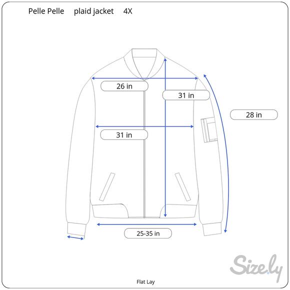 Pelle Pelle Vintage Plaid Zip Front Windebreaker Jacket Orange Brown Gray 4X - Picture 11 of 11